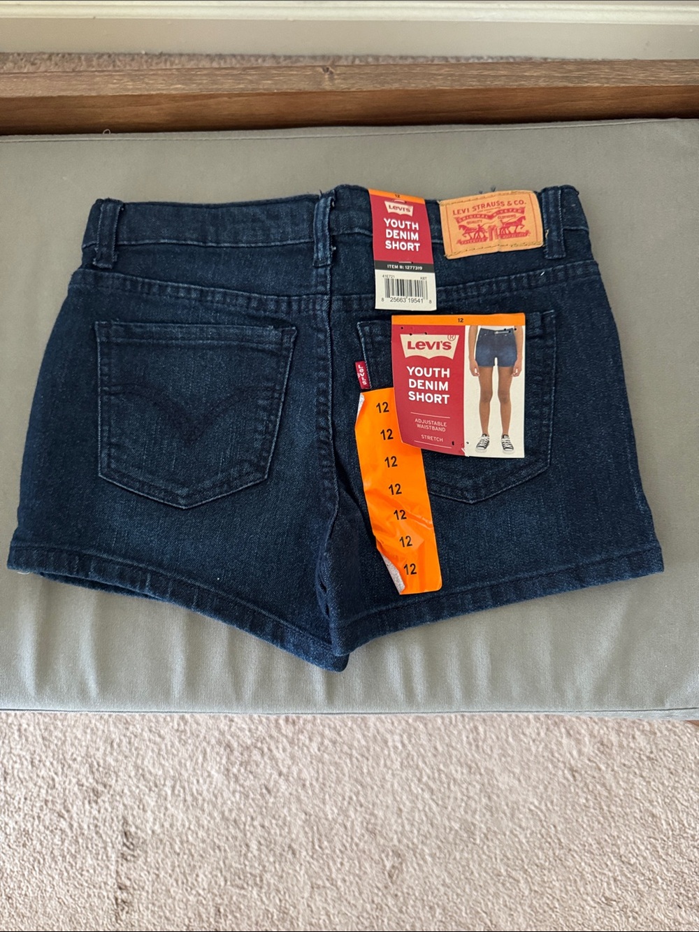 Levi's Dark Blue Youth Denim Shorts